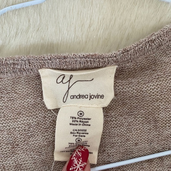 Solid cold shoulder sweater - Picture 3 of 3